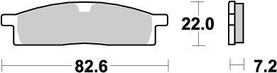 Moto Master 91221 - 091221 - Nitro Front Brake Pads - Yamaha Yz85 2002-2018