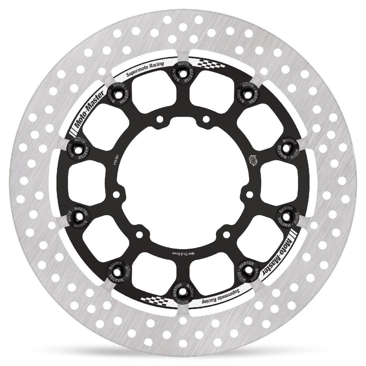 Moto Master Black 116101 - 116101 - Halo Series T-Floater 300Mm Front Brake Disc - Honda Crf250r 2004-2022