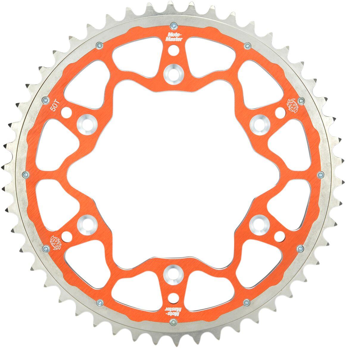 Moto Master Orange 620073548 - Fusion Dual Rear Sprocket For Husqvarna 701 Enduro 2016-2024 Rear 48T
