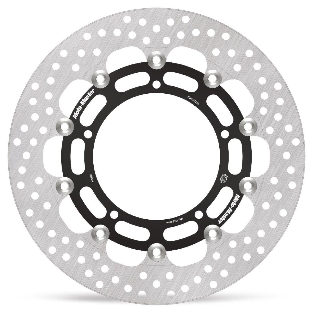 Moto Master Black 112205 - Halo Series Floating Racing Brake Disc For Yamaha Fz8 N 2010-2016 - Front