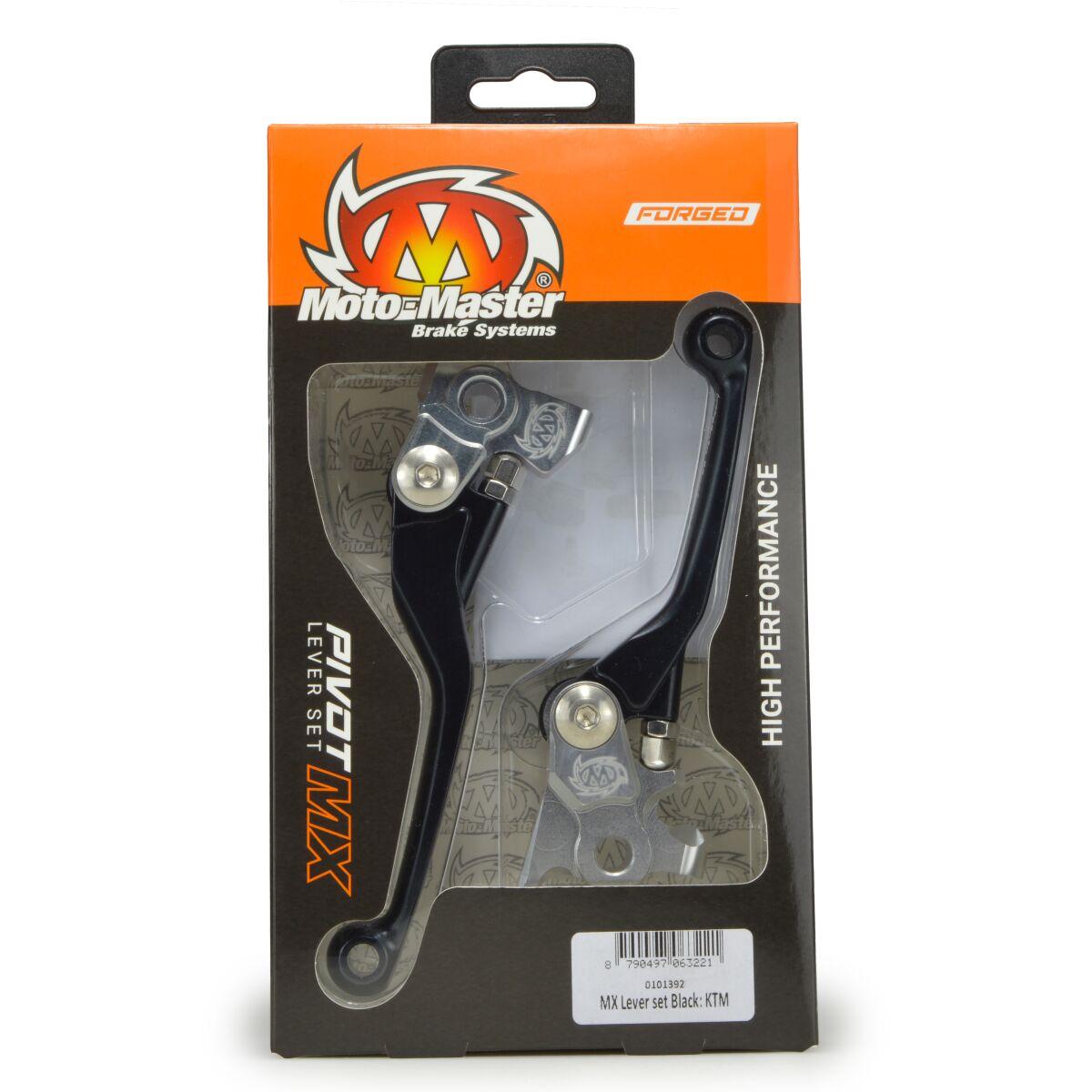 101782 - 0101782 - Moto Master Pivot Lever Set - Husqvarna TE300I 2022-2023 - Black