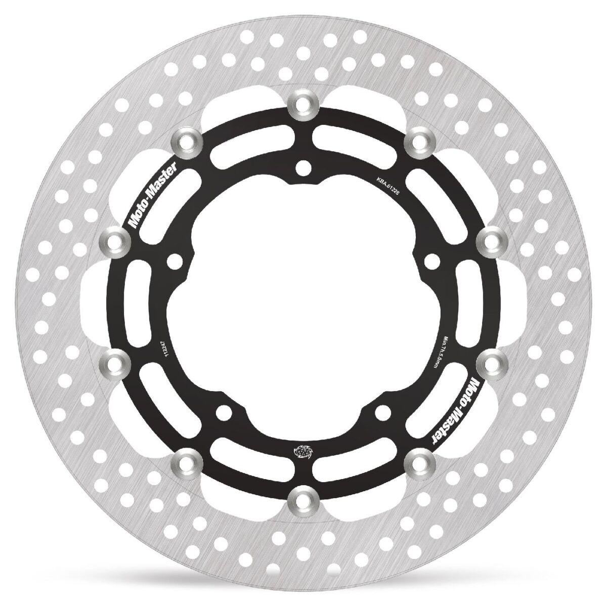 Moto Master Black 112247 - 112247 - Halo Series Floating Front Brake Disc - Yamaha Yzf-R6 600 2017-2024