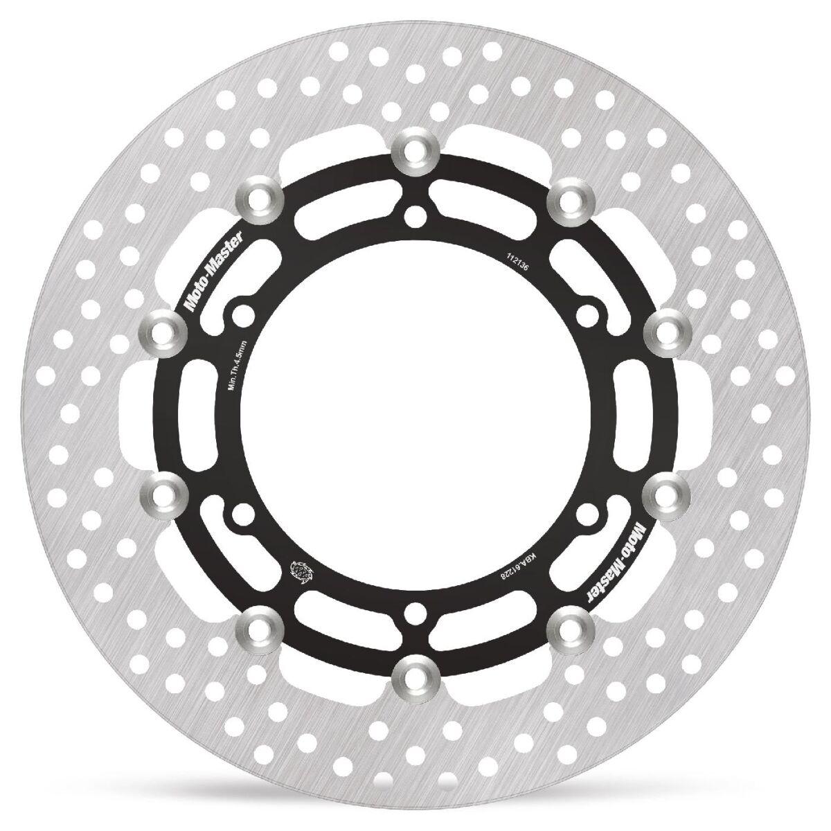 Moto Master Black 112136 - Halo Series Floating Brake Disc For Yamaha Bt 1100 2002-2006 - Front