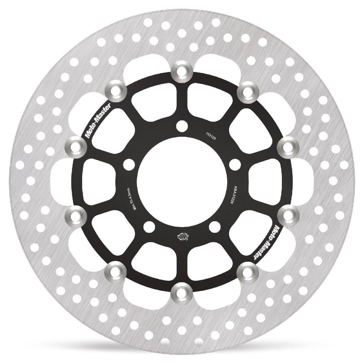 Moto Master Black 112125 - Halo Series Floating Brake Disc For Kawasaki Gtr 1400 2008-2011 - Front