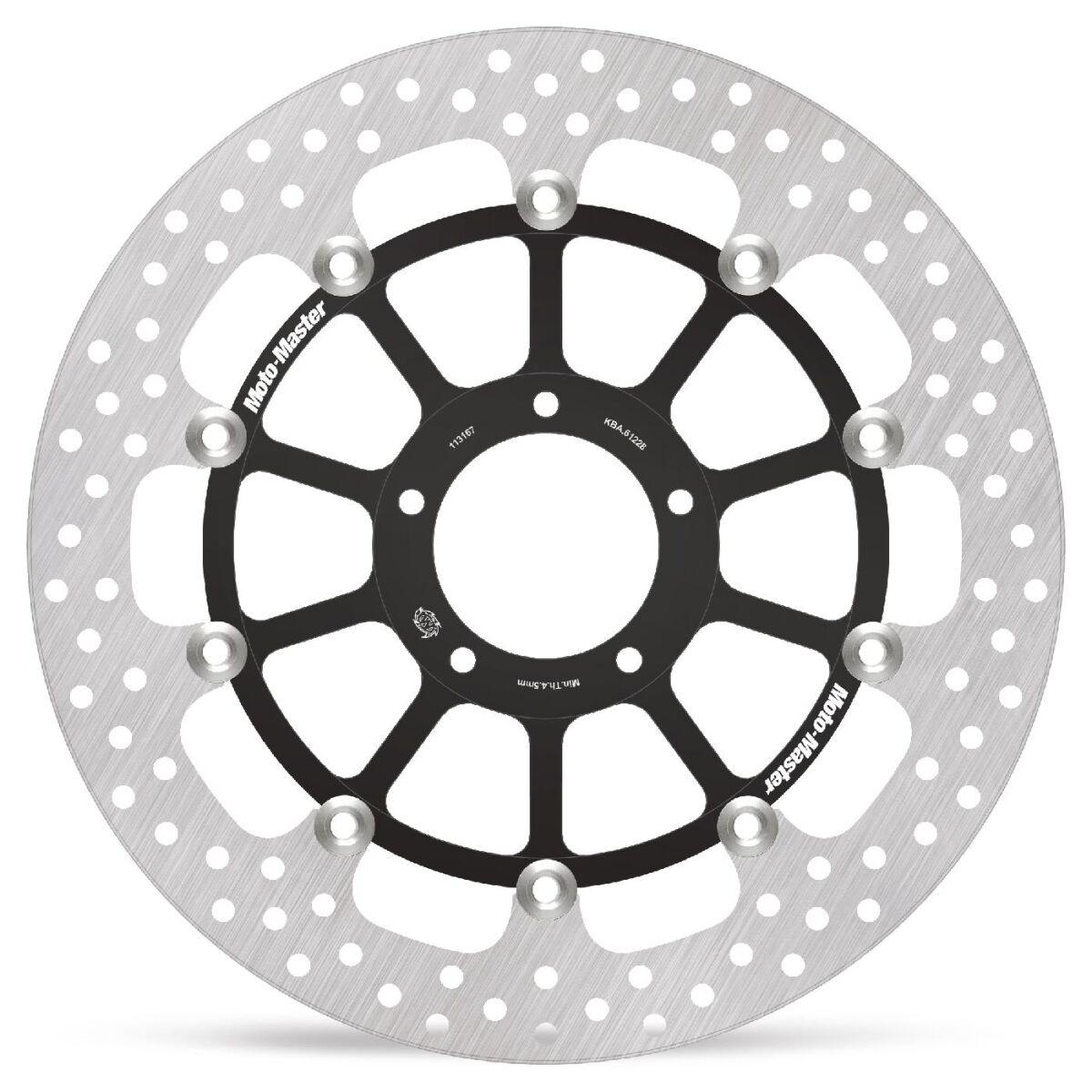 Moto Master Black 113167 - Halo Series Floating Brake Disc For Ducati Panigale 1199 2012-2013 - Front