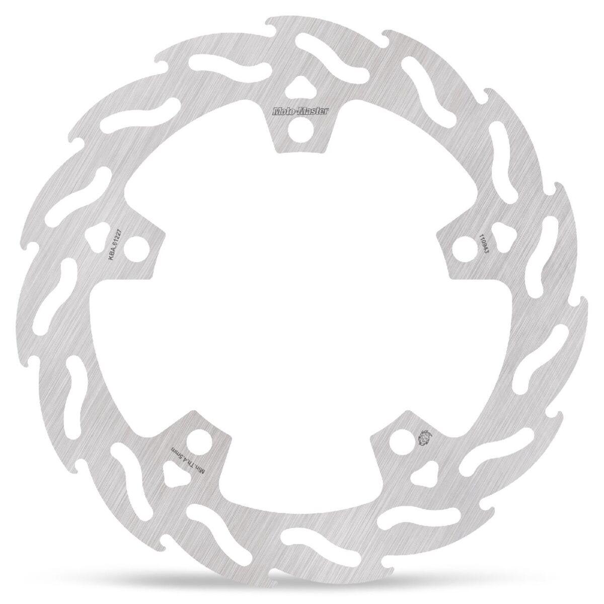 Moto Master Silver 110943 - Flame Series Fixed Brake Disc For Ktm Duke 390 2024 - Rear