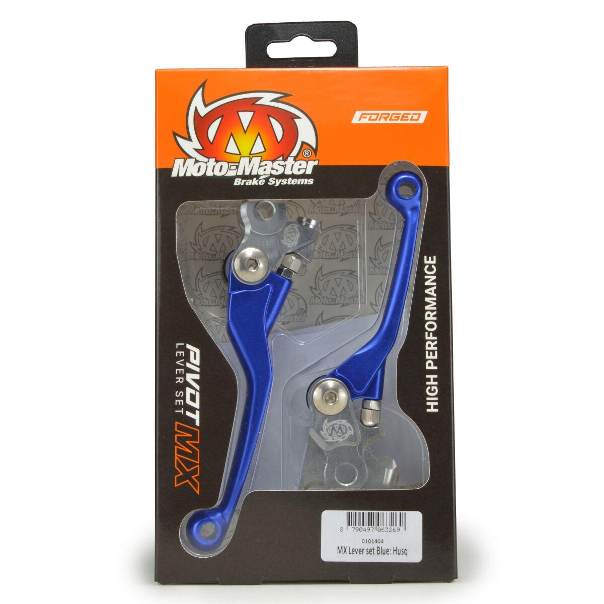 101384 - 0101384 - Moto Master Pivot Lever Set - Yamaha YZ125 2015-2024 - Blue