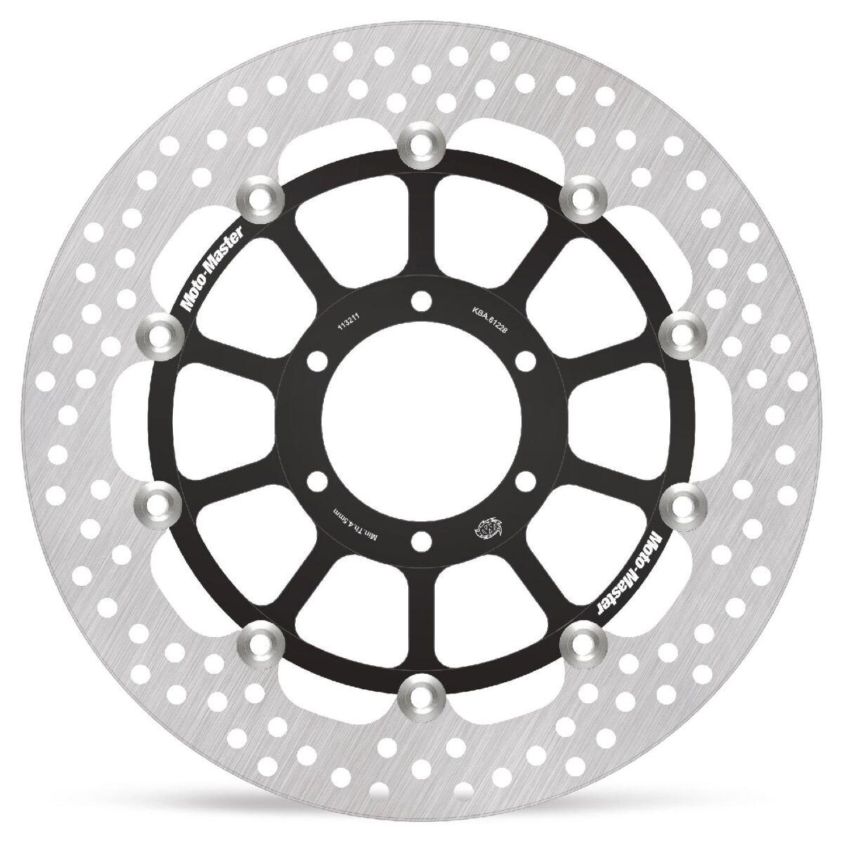 Moto Master Black/Silver 113211 - Halo Series Floating Brake Disc For Bmw M 1000 Rr Abs 2019-2024 Front