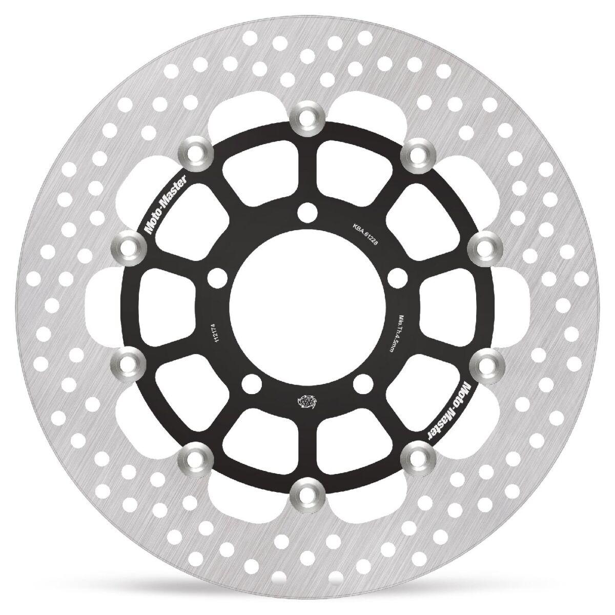 Moto Master Black 112174 - Halo Series Floating Brake Disc For Triumph Bonneville 1200 Speedmaster - Front