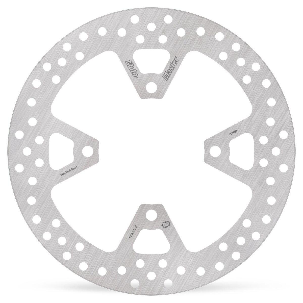 Moto Master Silver 110899 - Halo Series Fixed Brake Disc For Triumph Tiger 1200 Abs 2022-2024 Rear
