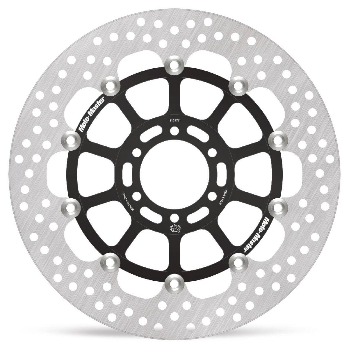 Moto Master Black 113177 - Halo Series Brake Disc Supermoto For Ktm Supermoto 950 2007-2008 - Front