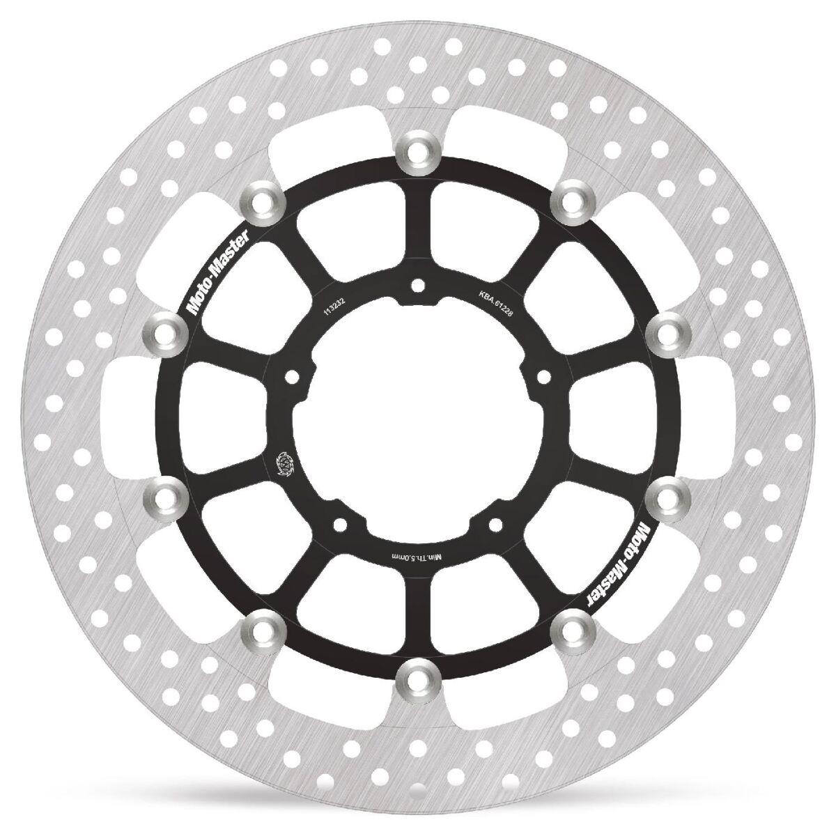 Moto Master Black 113232 - 113232 - Halo Series Floating Front Brake Disc - Honda Cbr 1000 Rr-R Fireblade 2020-2024