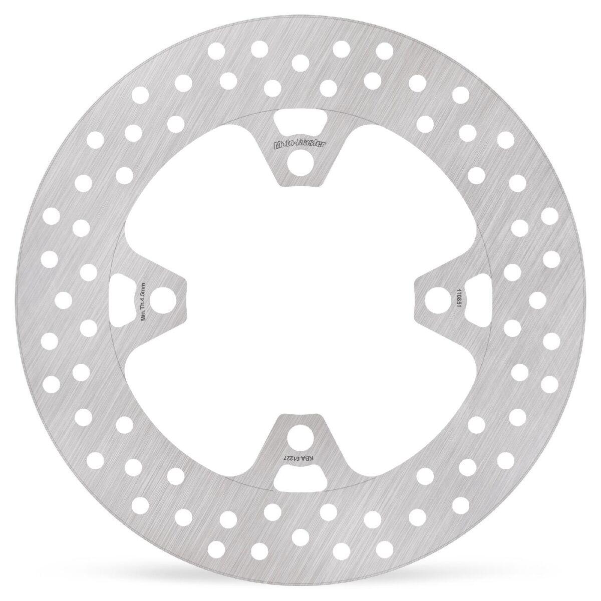 Moto Master Silver/Stainless Steel 110851 - Halo Series Fixed Brake Disc For Honda Cbr 1000 Rr Fireblade 2020-2025 Rear