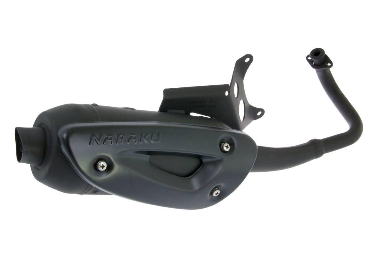 Naraku Black Nk400.12 - Traffic Full Exhaust System For Derbi Atlantis 50 2005-2012