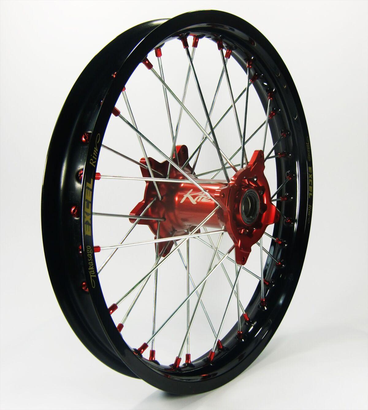20.729.0.RO - Kite Elite MX 16" Rear Wheel - KTM SX85 2021-2024 - Black/Red Hub/Silver