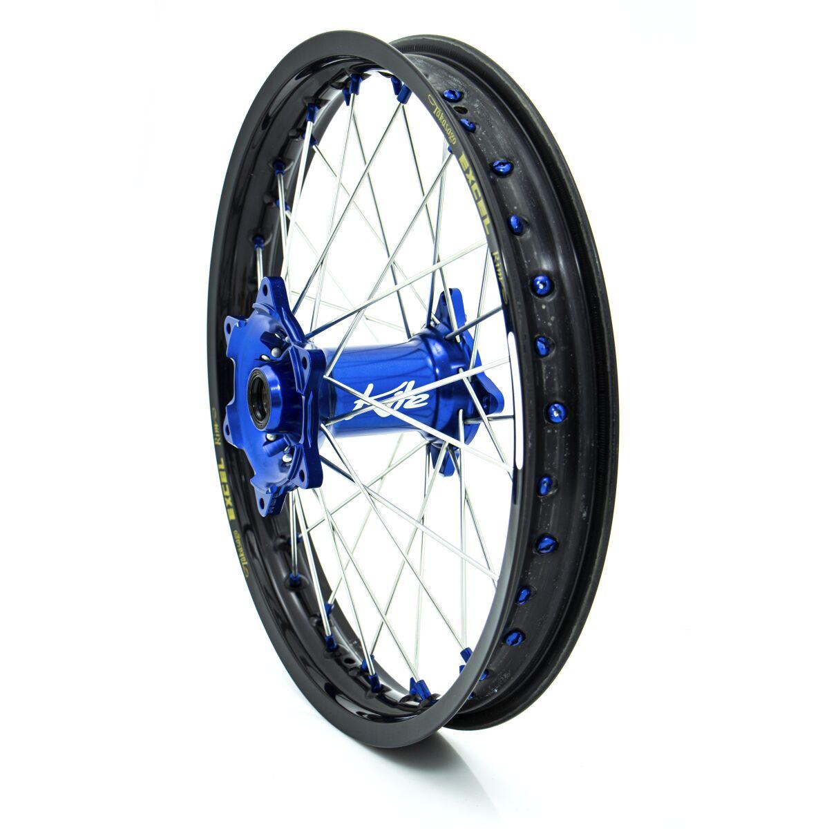 30.209.0.BL - Kite Elite MX 19" Rear Wheel - Sherco SEF 500 2019-2024 - Black/Blue Hub/Silver