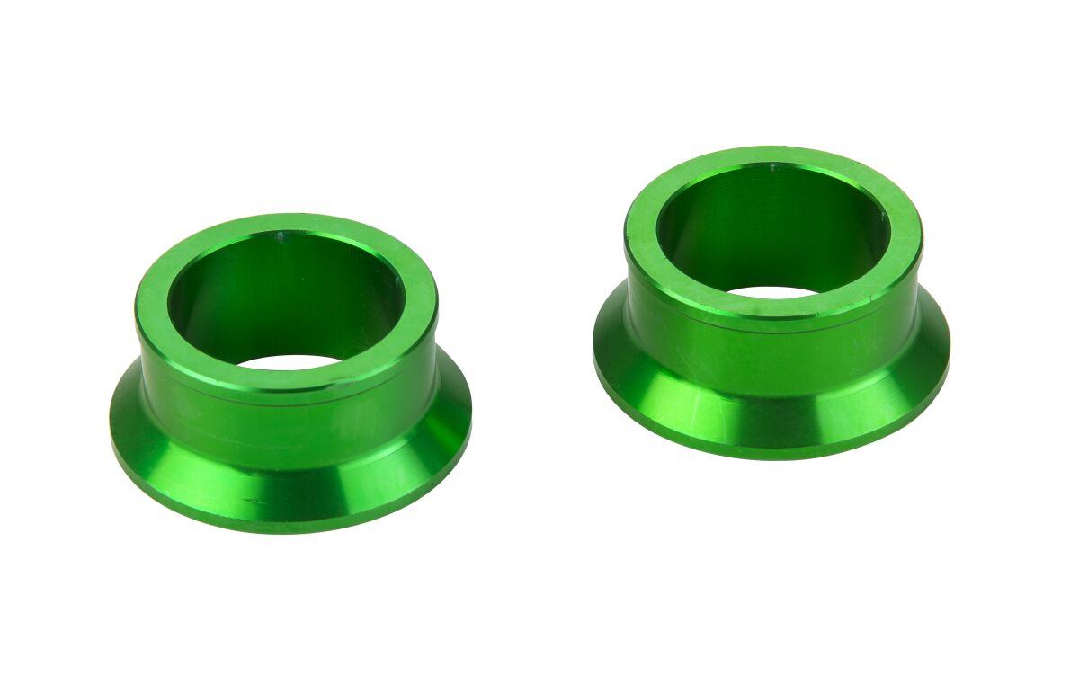 20.120.0.VE - Kite Front Wheel Spacers - Kawasaki KXF450 2006-2018 - Green