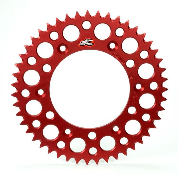 Renthal Ultralight Rear Sprocket - Honda CR/CRF 125/250/450 Up To 2024 - 51T Red
