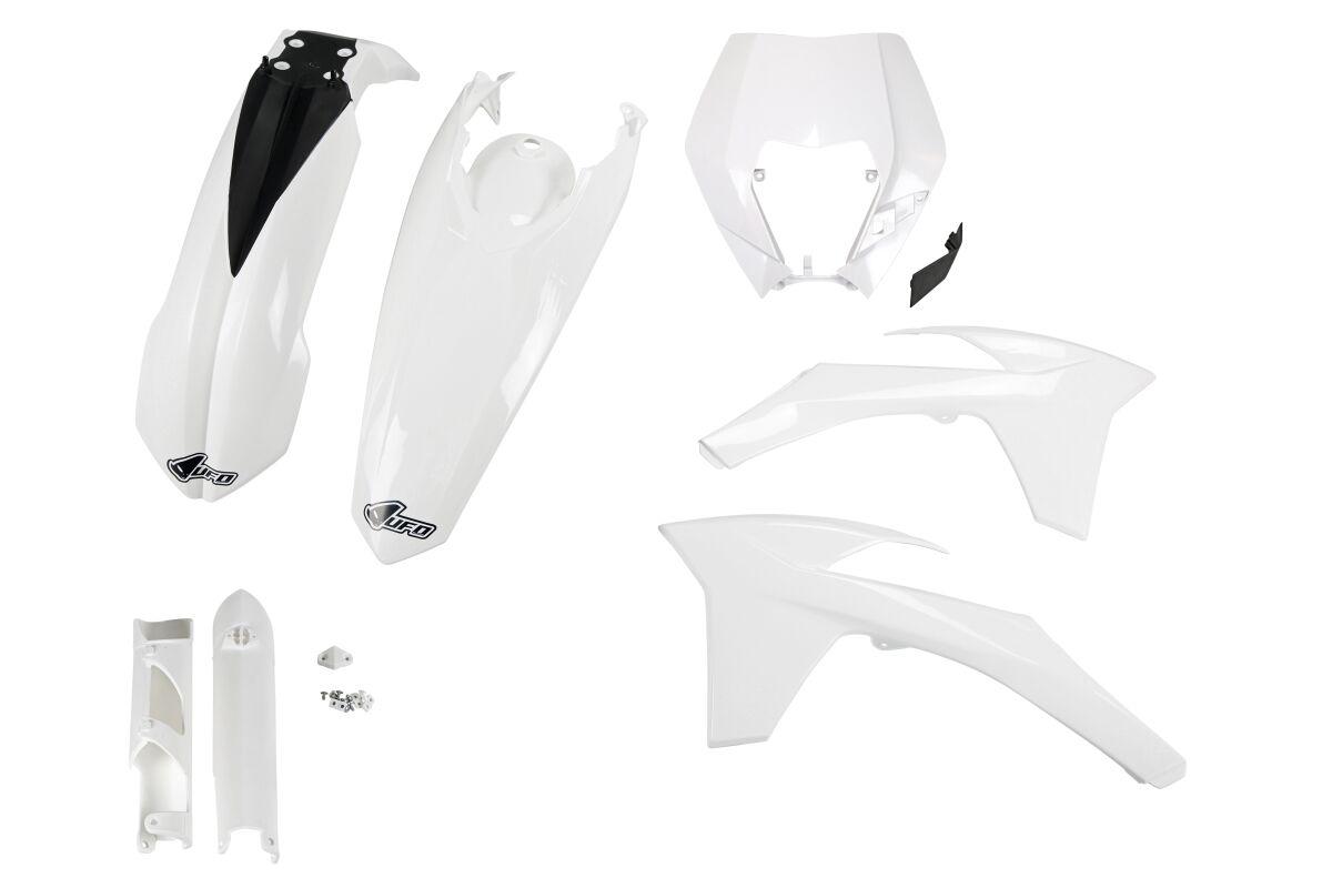 KTKIT521F@047 - UFO Full Plastics Kit - KTM EXC 125/200/250/300/500 2012-13 - White