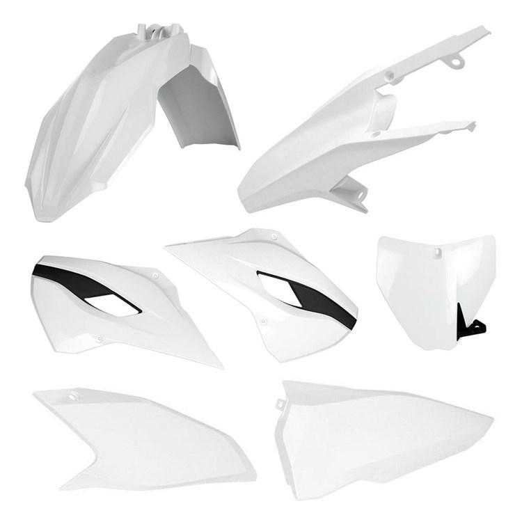Polisport Plastics Kit - Husqvarna TC/FC 2014-15 - White