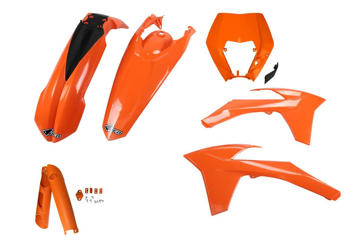 KTKIT521F@127 - UFO Full Plastics Kit - KTM EXC 125/200/250/300/500 2012-13 - Orange