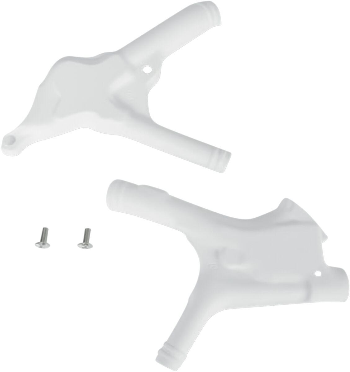 Ufo White Ho02637#041 - Frame Guards - Honda Cr125 1991-92, Cr250 1990-91, Cr500 1991-2001