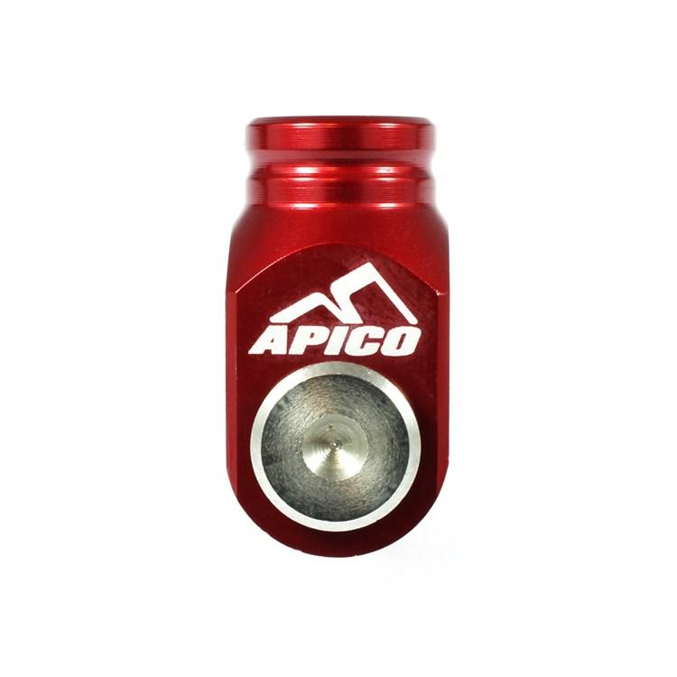 Apico Rear Brake Clevis - Honda CR 80/85 1992-2007, CR 125/250 1990-2001, XR 250/400/600 2000-14 - Red
