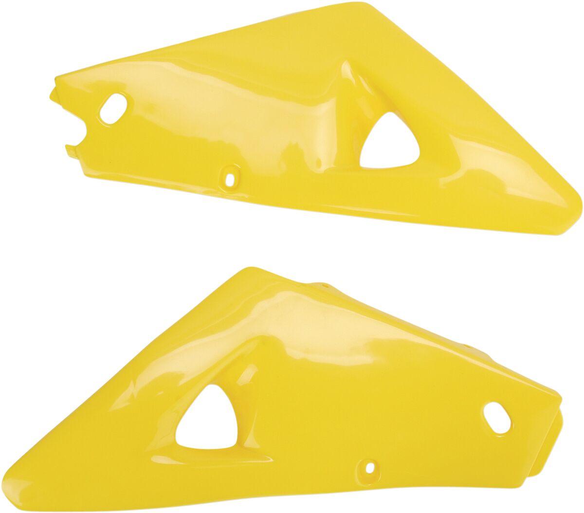 HU03303#103 - UFO Upper Radiator Scoops - Husqvarna CR/WR 125/250 2005 - Yellow