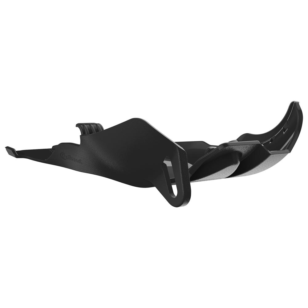 Polisport Black Fortress Skid Plate - Ktm Sx250 & Exc 250/300 2006-16, Husqvarna Tc250 & Te 250/300 2014-16