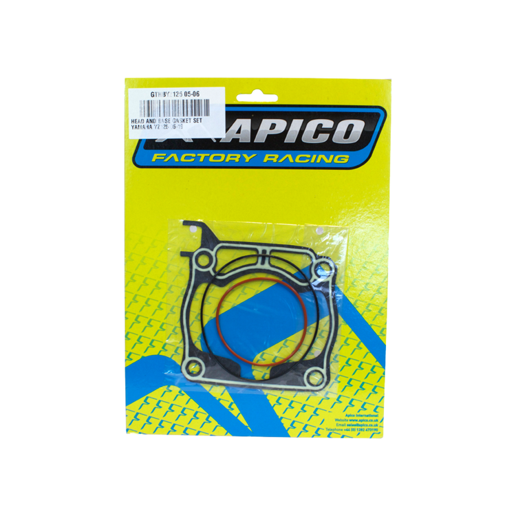 Apico Head & Base Gasket Kit - Yamaha YZ125 2005-21, YZ250X 20202-22