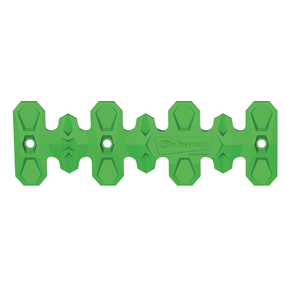 Polisport Green Armadillo Short Exhaust Header Pipe Guard