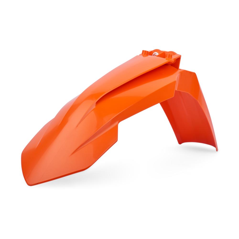 Polisport Orange Front Fender - Ktm Sx/Sxf/Xc-F 2016-22, Exc/Exc-F/Xc-W 2017-23