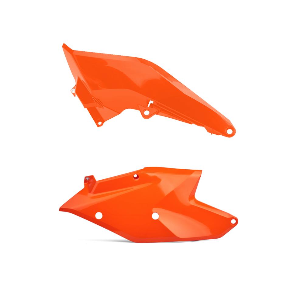 Polisport Orange Side Panels - Ktm Sx/Sxf/Xc-F 2016-17, Exc/Exc-F 2017