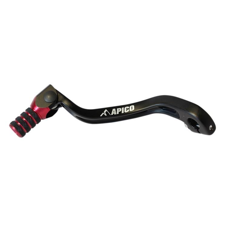Apico Black/Red Elite Gear Pedal - Beta 125/200/250/300Rr 2013-21, 350/400/430/450/480/498/520 2010-19