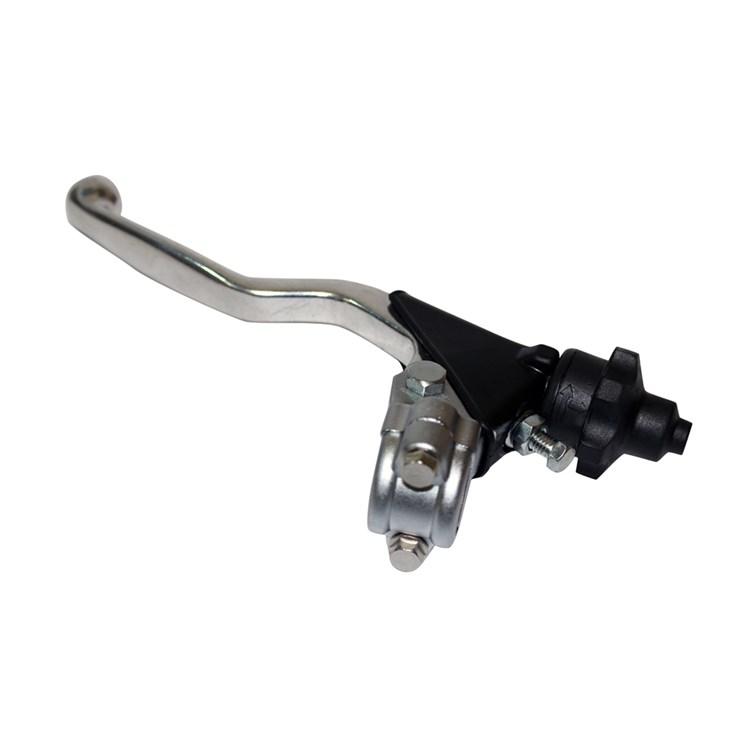 Raceline Silver Clutch Lever With Adjuster Assembly - Honda Crf250r 2010-17, Crf450r 2009-16