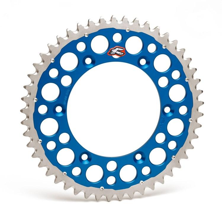 Renthal Twin Ring Rear Sprocket - Yamaha YZ/YZF/WRF 125-450 1999-2024 - 50T Blue