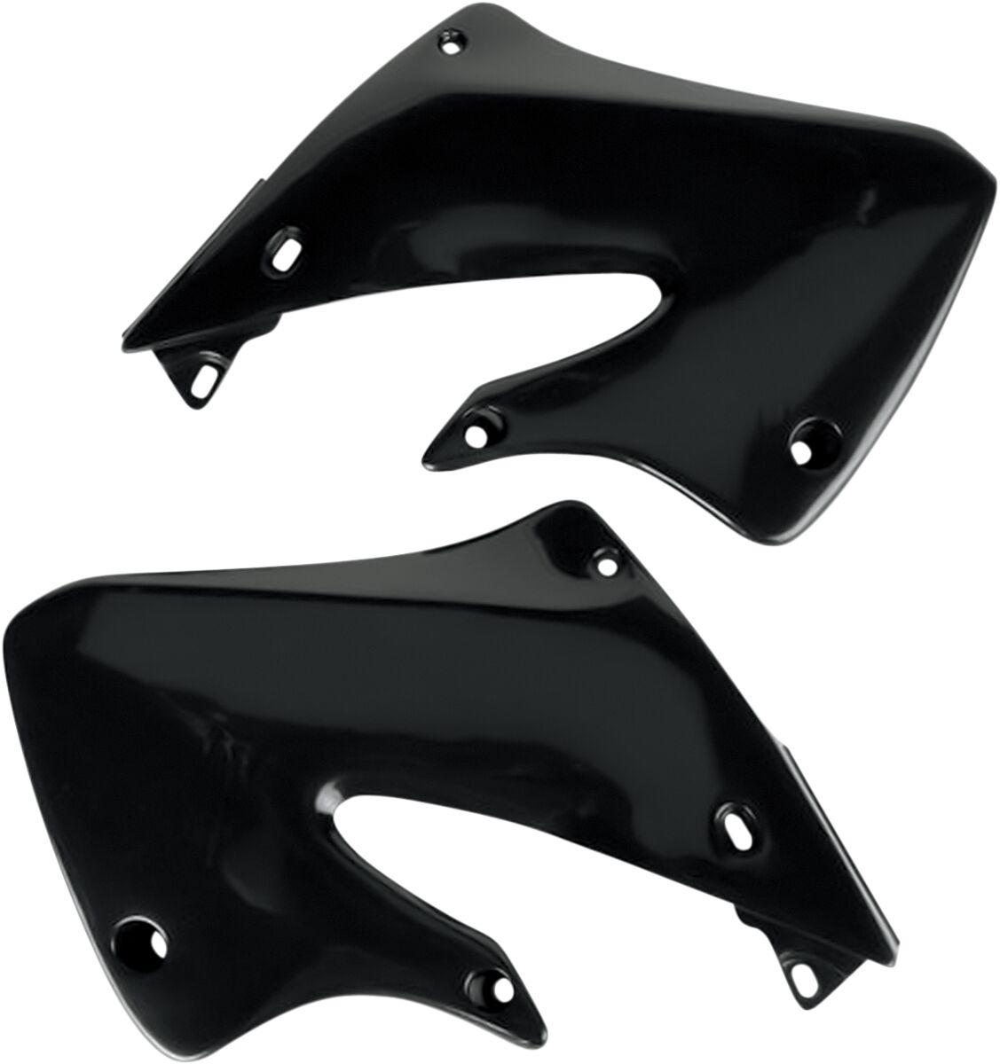 Ufo Black Ho03601#001 - Radiator Scoops - Honda Cr 125/250 1997-99