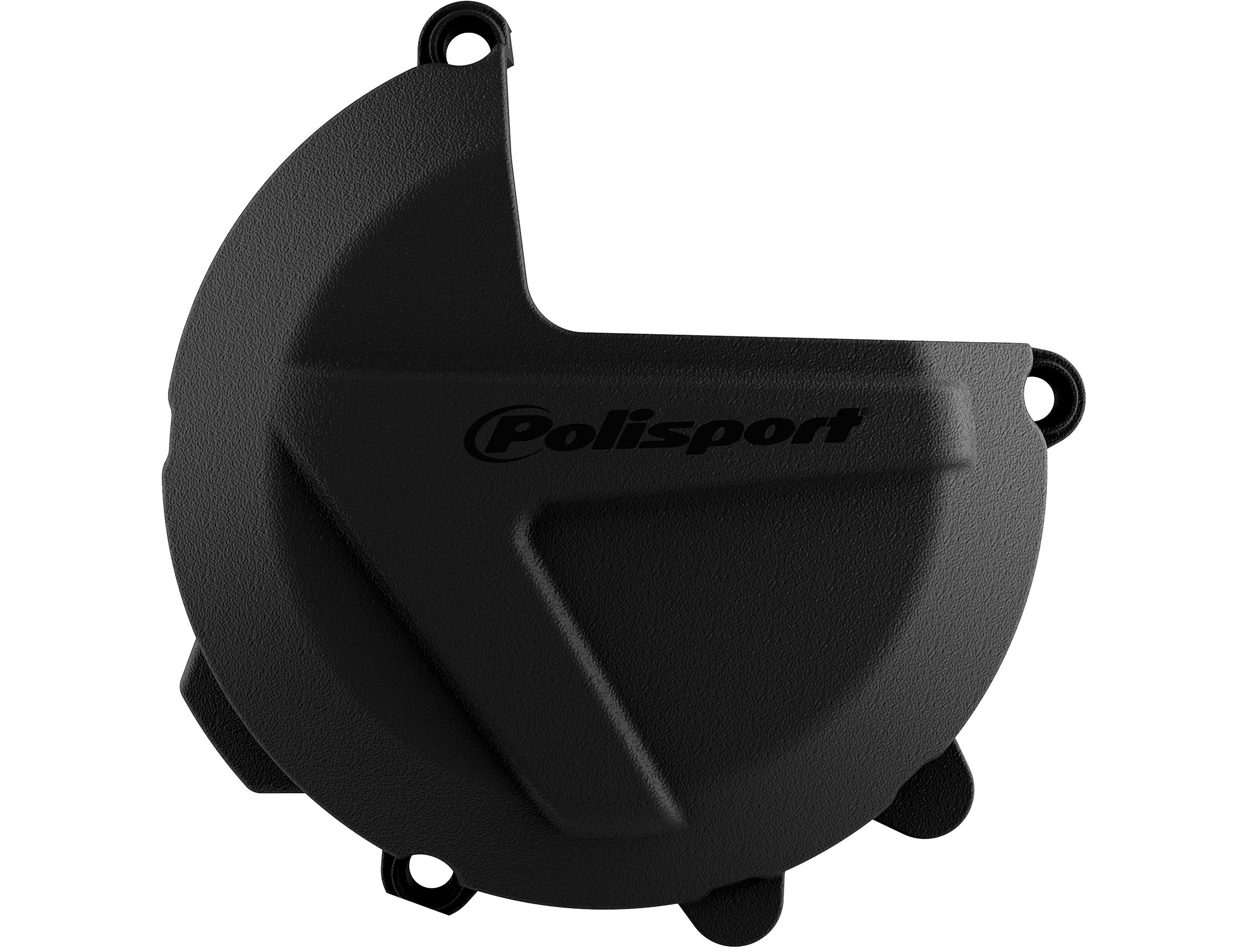 Polisport Clutch Cover Protector - KTM SX250 2017-22, EXC 250/300 2017-23, Husqvarna TE 250/300 2017-23 - Black