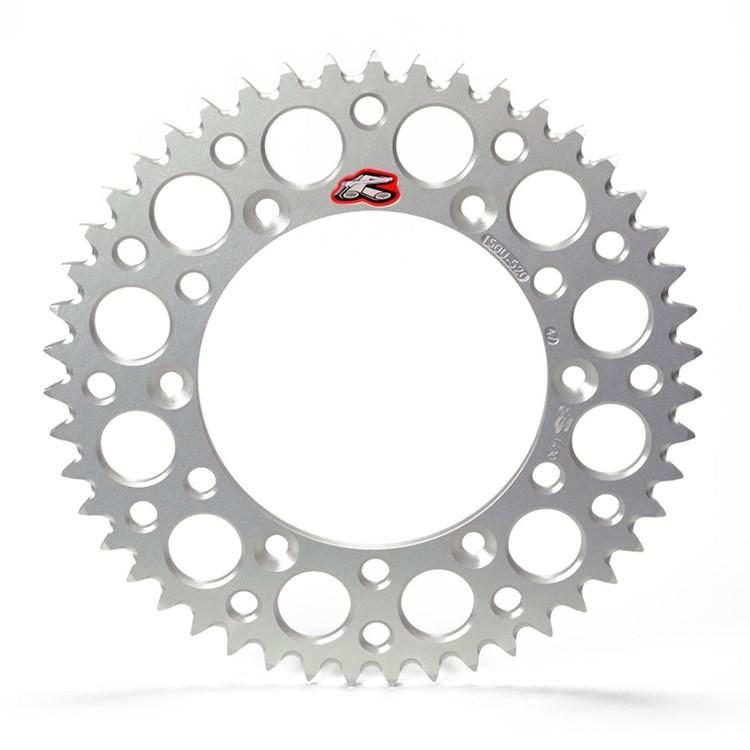 Renthal Ultralight Rear Sprocket - Suzuki RM 125/250 1992-2008, RMZ250 2007-24, RMZ450 2005-24 - 47T Silver