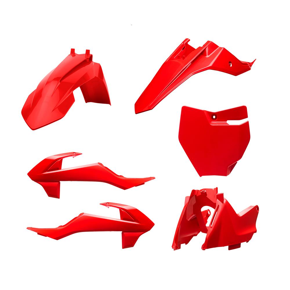 Polisport Red Plastics Kit - Gas Gas Mc65 2021-23 - Oem (Red)