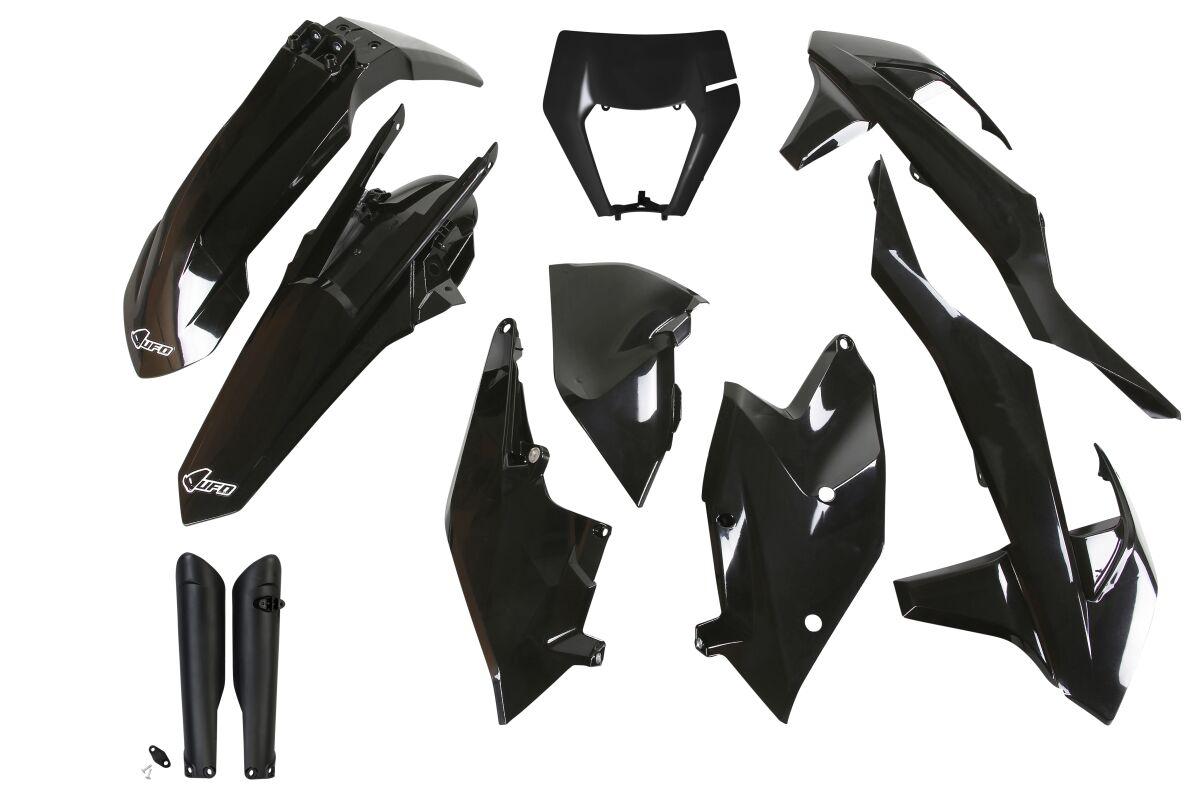 KTKIT523F@001 - UFO Full Plastics Kit - KTM EXC 250/300 2017, EXC-F 250/350/450/500 2017-19 - Black