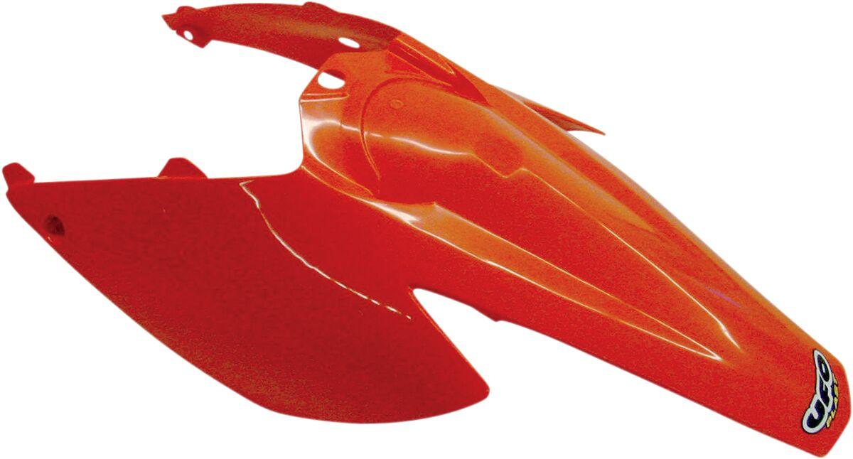 Ufo Orange Kt03076#127 - Rear Fender & Side Panel Unit - Ktm Sx 125/250/450 2004-06