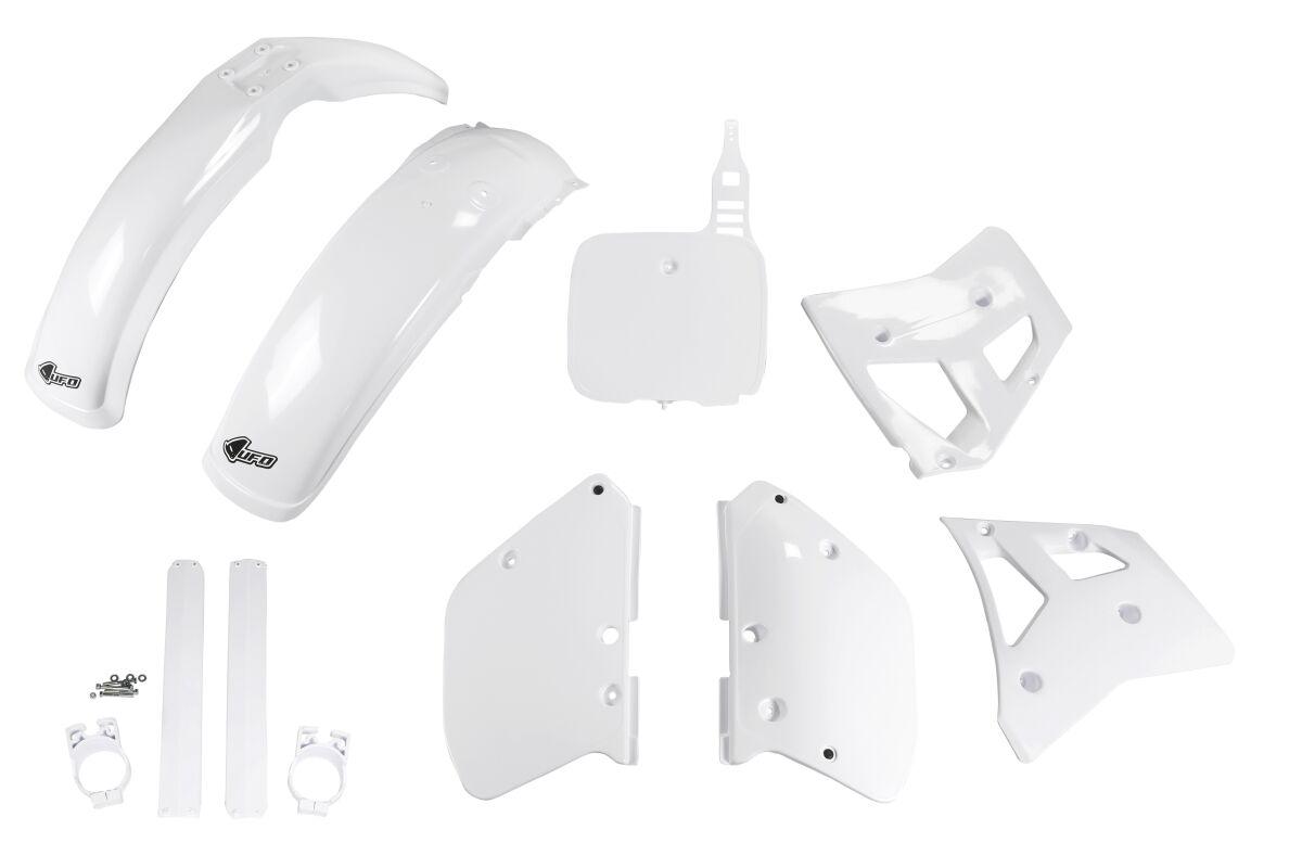 YAKIT293@999 - UFO Full Plastics Kit - Yamaha YZ250 1990 - White
