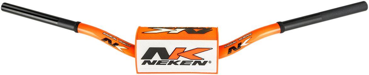 R00026C-ORW - Neken Radical Design Fat Bar Handlebars - 85 Low Bend - Fluo Orange/ White