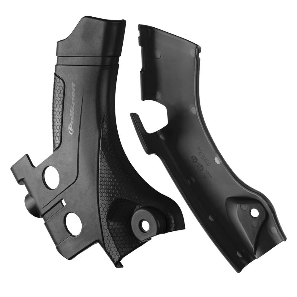 Polisport Black Frame Protectors - Honda Crf250r & Crf250rx 2022-23, Crf450r & Crf450rx 2021-23
