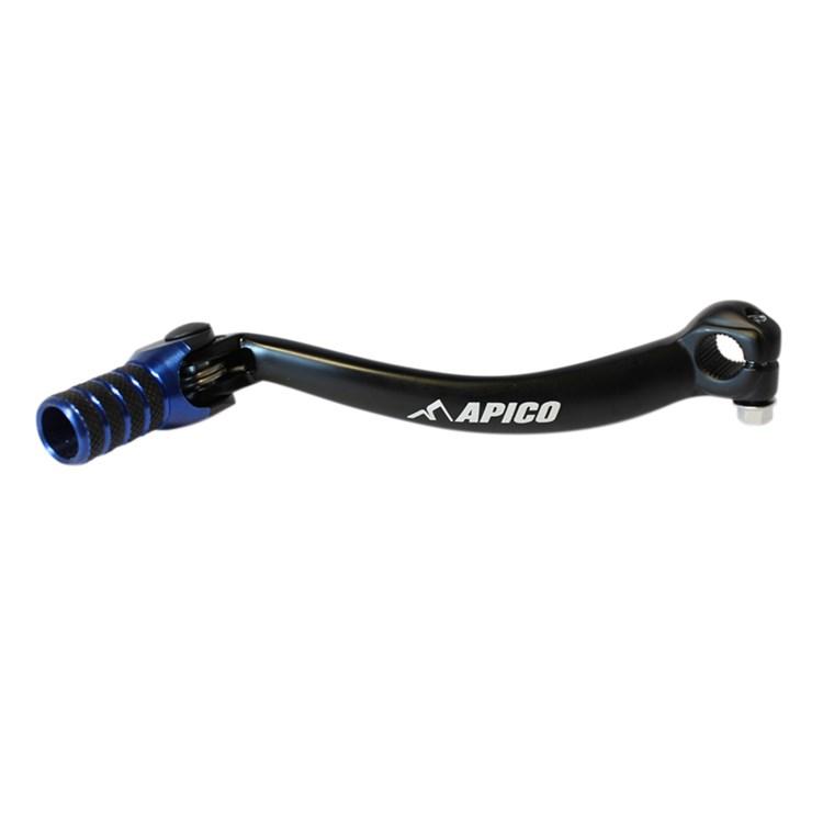 Apico Black/Blue Elite Gear Pedal - Yamaha Yzf 250/450 2006-13, Wrf250 2007-14, Wrf450 2007-15