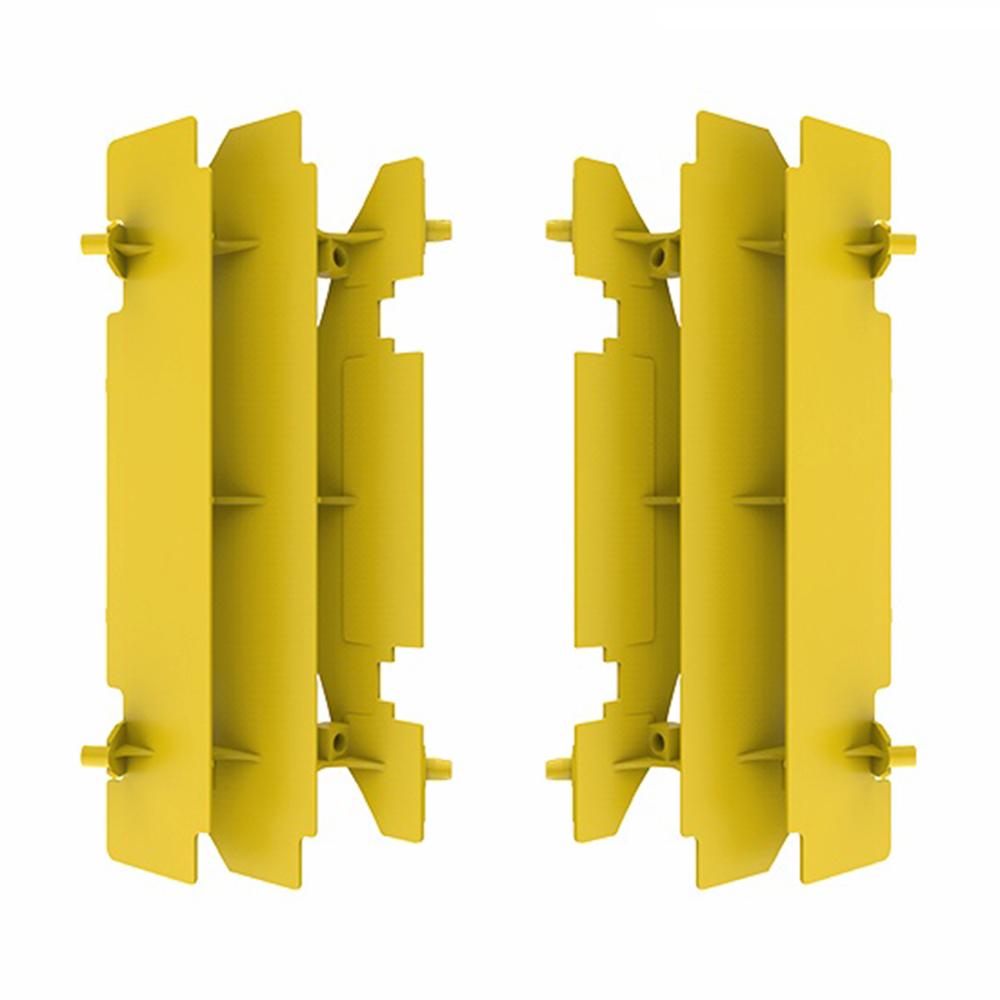 Polisport Yellow Radiator Louvres - Suzuki Rm125 2001-08, Rm250 1996-2006, Drz400 2000-21