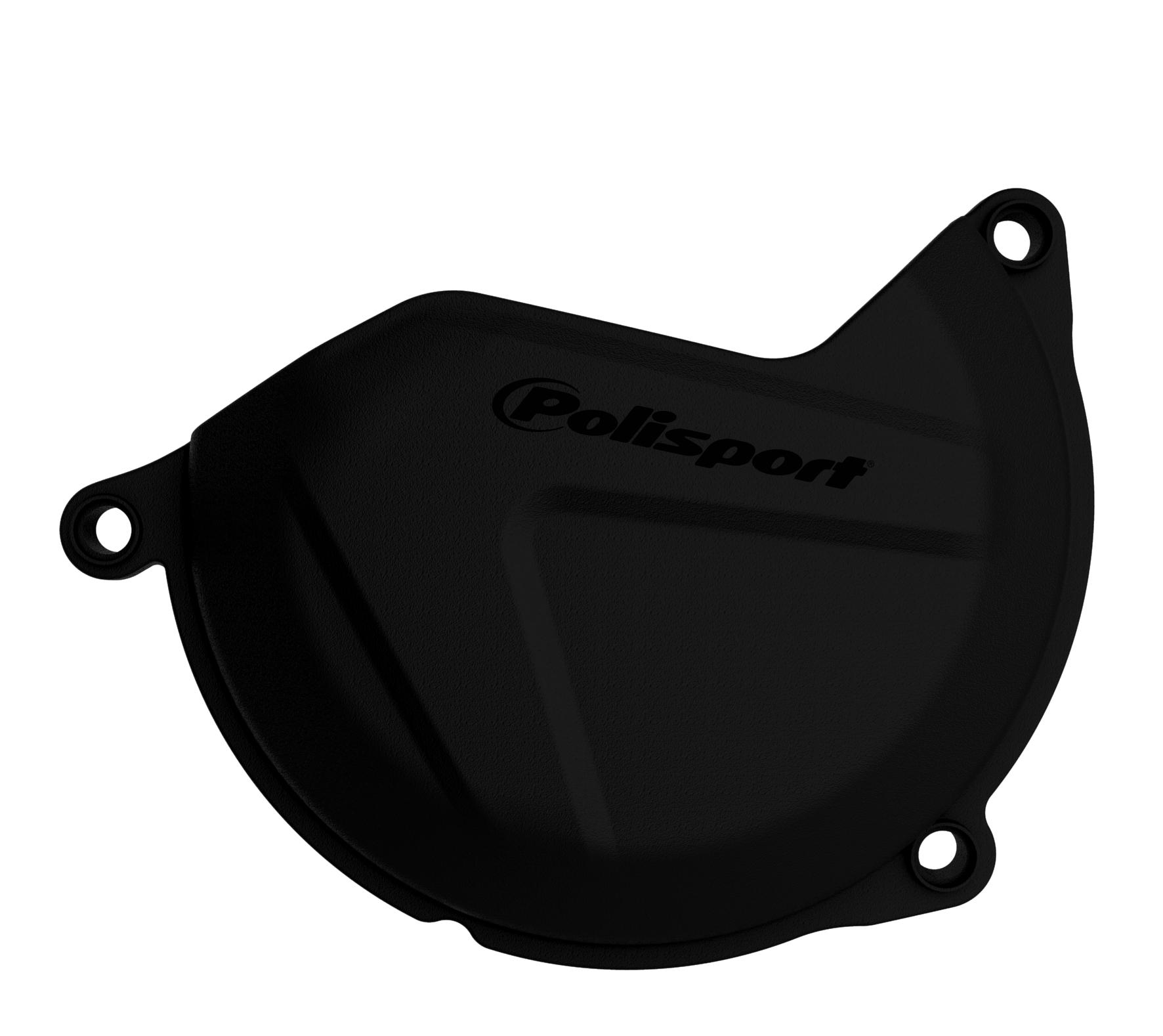 Polisport Black Clutch Cover Protector - Ktm Sxf450 2013-15, Exc 450/500 2012-16