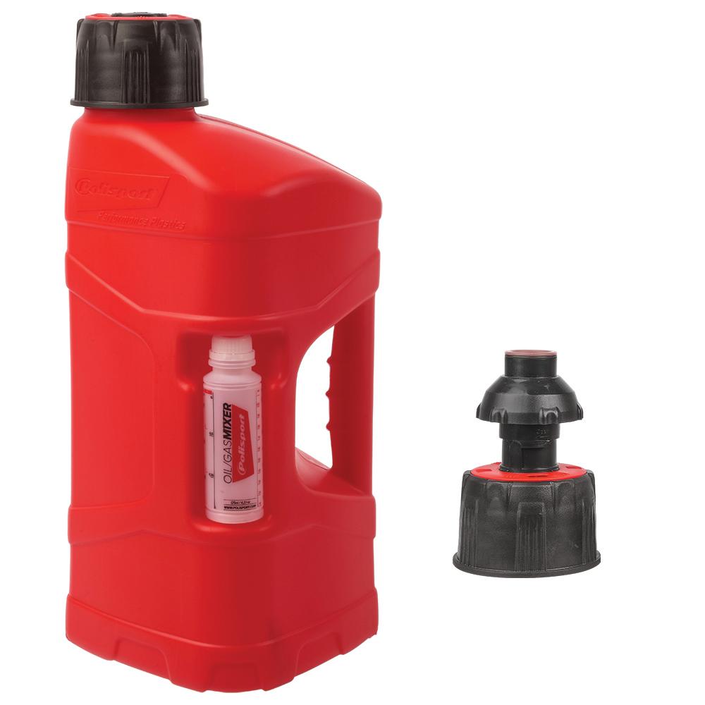 Polisport Pro-Octane Fuel Can Quick Fill Cap - 10L & 100Ml Oil Mixer