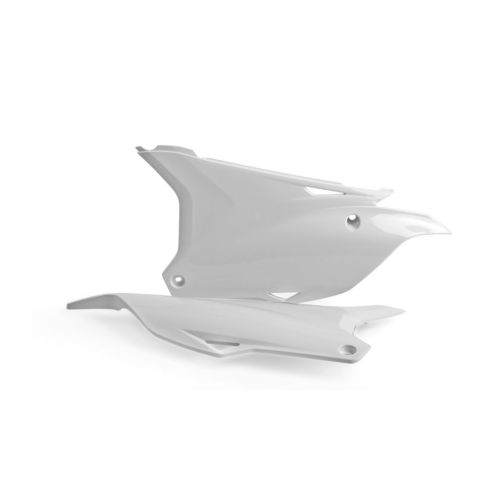 Polisport White Side Panels - Kawasaki Kx85 2014-23